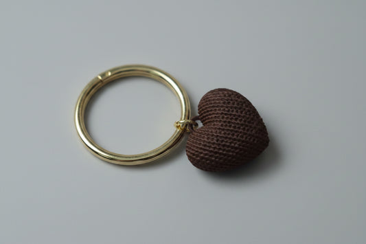 Soft Love Keychain – Minimalist Heart Keychain for Bags & Keys