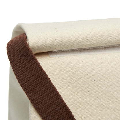 Canvas Lunch Bag — Neutral 'sömi' Minimalist Eco Tote with Strap